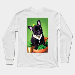 Lucky Frenchie Long Sleeve T-Shirt